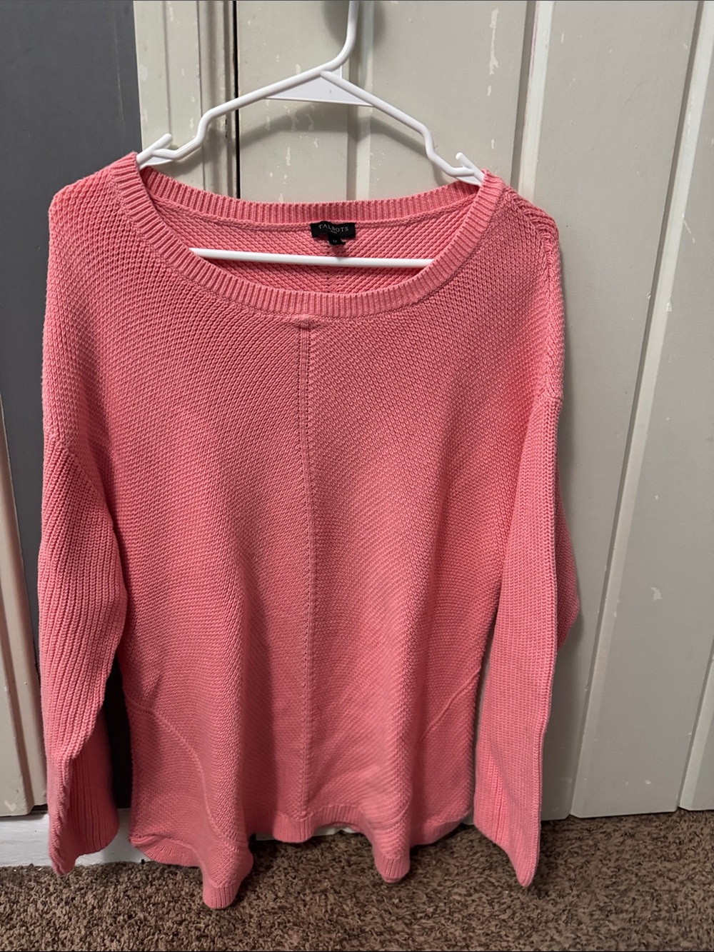 Talbots Pink Crewneck Sweater